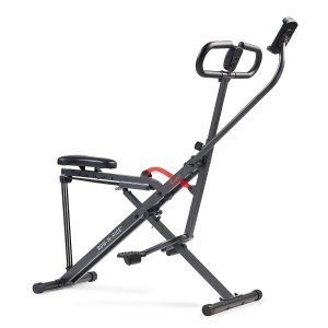 Smart Upright Row-N-Ride&reg; Squat Assist Trainer Machine for Abs and Glute Workout