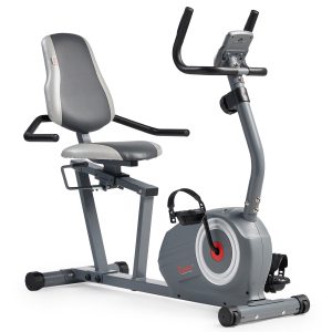 Essentials Series Magnetic Smart Recumbent Bike with Exclusive SunnyFit&reg; App Enhanced Bluetooth Connectivity