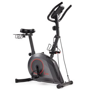 16-Level Magnetic Resistance Upright Bike with Workout Bands